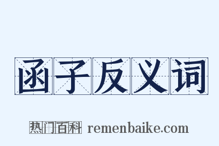 函子反义词是什么意思的图片